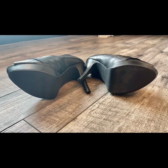 ELLE women’s high heel booties with small open toe - Picture 9 of 11